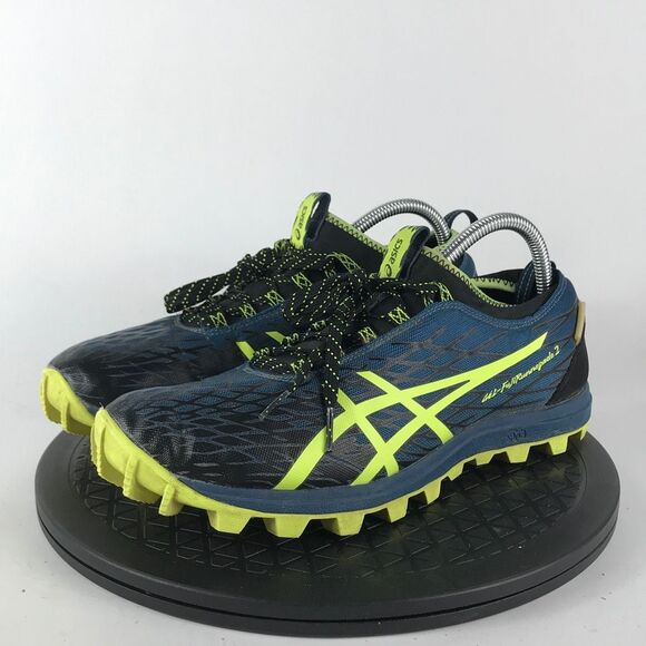 Asics Other - Asics Gel-Fuji Runnegade Trail 2 Blue/Yellow Running Shoes T633N Men’s Size 9